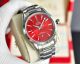 41.5mm Red Dial Black Leather Strap Replica Omega Seamaster 8900 Aqua Teera 150M Watch (5)_th.jpg